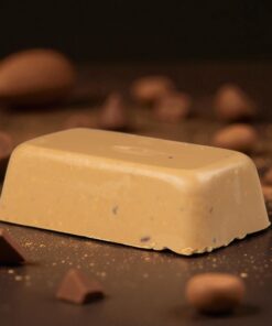 Panetto cremino gianduia bianca con granella di nocciole