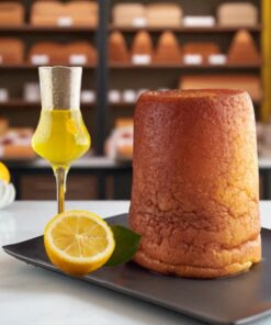 Alternative view of Babà al limoncello in vasocottura