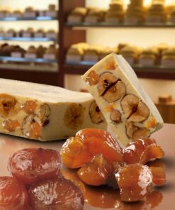 Alternative view of Torrone con nocciole e marroni canditi